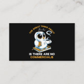 Het mooie aan boeken is dat er geen commer is visitekaartje (Achterkant)