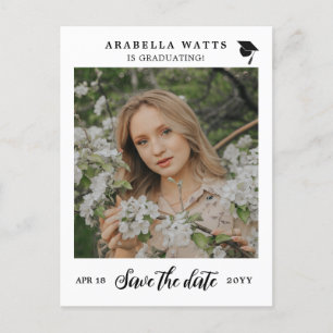 Het mooie Afstuderen van het Manuscript de Foto be Aankondigingskaart