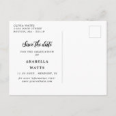 Het mooie Afstuderen van het Manuscript de Foto be Aankondigingskaart (Achterkant)