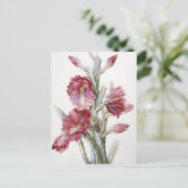 Het mooie Art. van de Waterverf van de Bloei van Briefkaart (Staand voorkant)