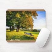 Het mooie Autumn-landschap Muismat (Met muis)
