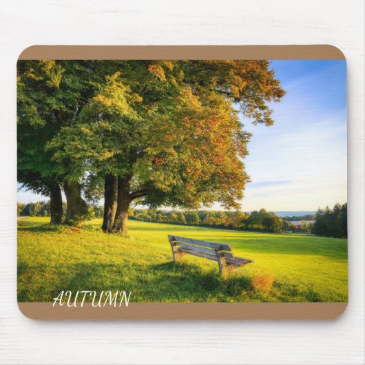 Het mooie Autumn-landschap Muismat (Voorkant)