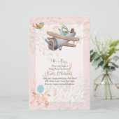 Het mooie Baby shower van pilotenboys (Staand voorkant)