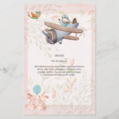 Het mooie Baby shower van pilotenboys (Achterkant)