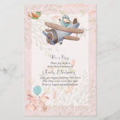 Het mooie Baby shower van pilotenboys (Voorkant)