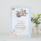 Het mooie Baby shower van pilotenboys (Staand voorkant)