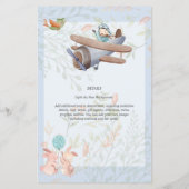 Het mooie Baby shower van pilotenboys (Achterkant)