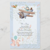 Het mooie Baby shower van pilotenboys (Voorkant)