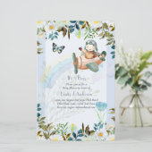 Het mooie Baby shower van pilotenboys (Staand voorkant)