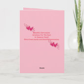 Het MOOIE Begroeten van UITDRUKKINGEN Kaart (Achterkant)