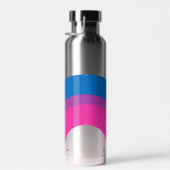 Het mooie biseksuele Pride Flag Cute Monogram Waterfles