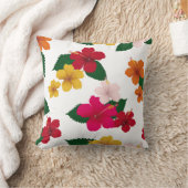 Het mooie bloemetjesontwerp voor de bruiloft kussen (Deken)