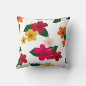 Het mooie bloemetjesontwerp voor de bruiloft kussen (Achterkant)