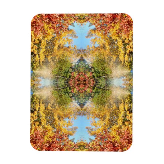Het mooie bos in de herfst... magneet (Verticaal)
