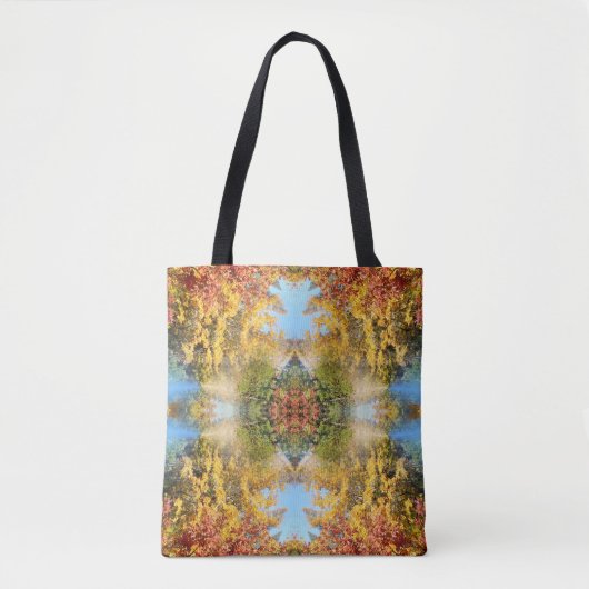 Het mooie bos in de herfst... tote bag (Voorkant)