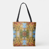Het mooie bos in de herfst... tote bag (Achterkant)