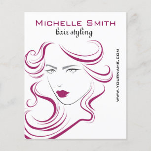 Het mooie brandmerken van het haarHairstyling van Flyer