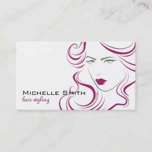 Het mooie brandmerken van het haarHairstyling van Visitekaartje
