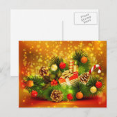 Het mooie Briefkaart van Kerstmis (Voorkant / Achterkant)