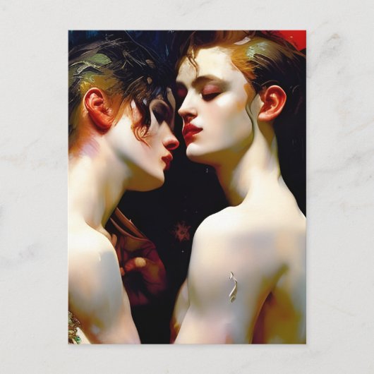 Het mooie Briefkaart van Lovers (Voorkant)