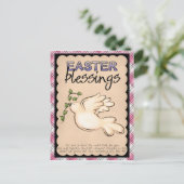 Het mooie Briefkaart van Pasen (Staand voorkant)