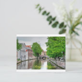 Het mooie Bruge-kanaal Briefkaart (Staand voorkant)