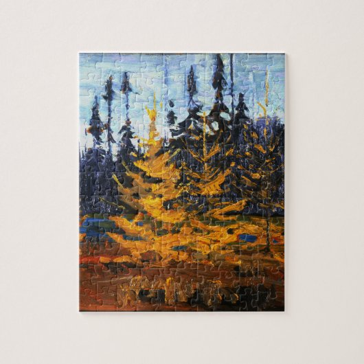 Het mooie Canadese Autumn Forest van Tom Thomson Legpuzzel (Verticaal)