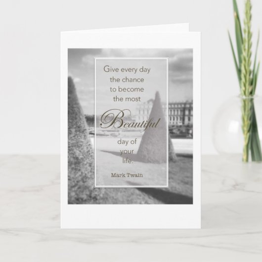 Het mooie citaat van de Dag - de tuin van Mark Kaart (Voorkant)