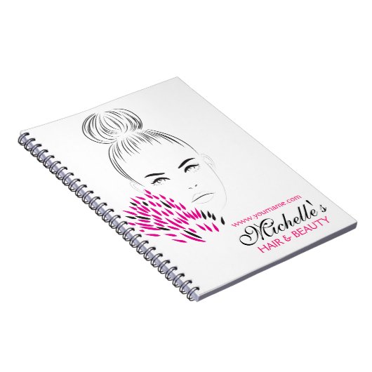 Het mooie de illustratie van de vrouwenmode notitieboek (Rechterzijde)