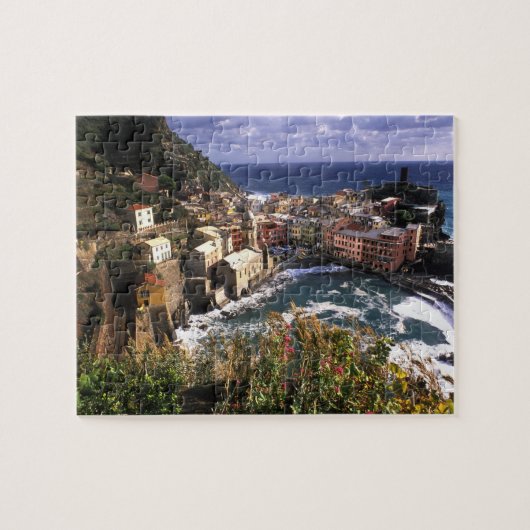 Het mooie dorp Vernazza in de stad Cinque Legpuzzel (Horizontaal)
