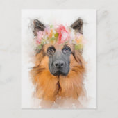 Het mooie Duitse portret van schapenveestapel Briefkaart (Voorkant)