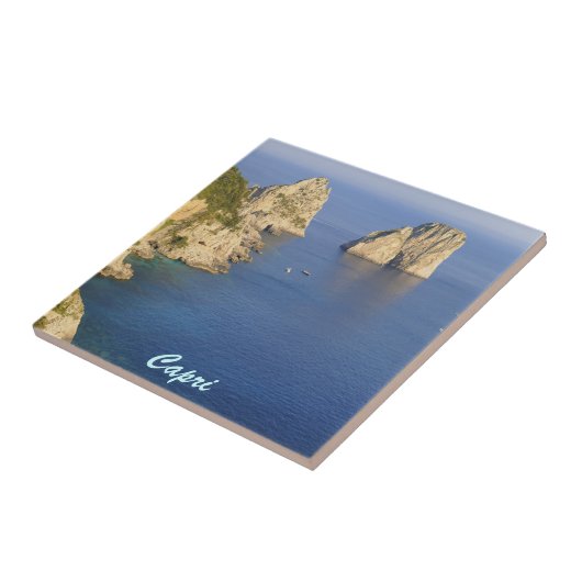 Het mooie eiland Capri Tegeltje (Zijkant)