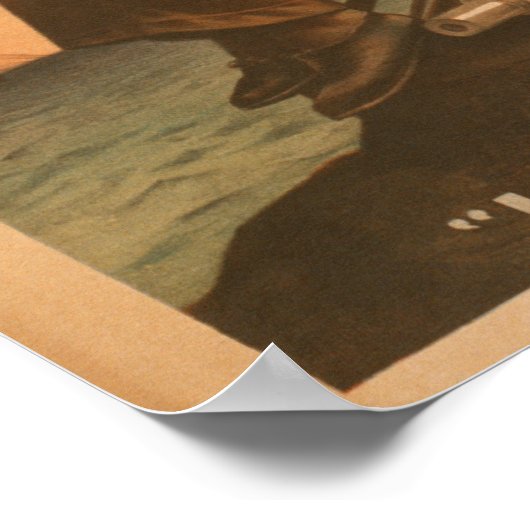 Het mooie Evangeline "Lone Fisherman" van Rijst Poster (Hoek)