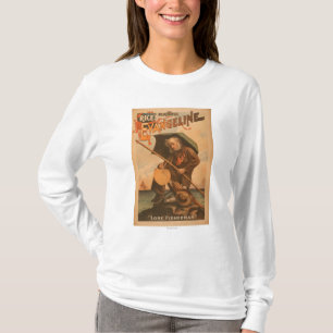 Het mooie Evangeline "Lone Fisherman" van rijst T-shirt