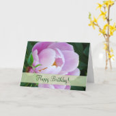 Het mooie Japanse Wenskaart van de Verjaardag van Kaart (Gele Bloem)