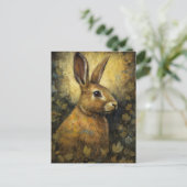 Het mooie konijn briefkaart (Staand voorkant)