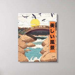 Het Mooie Landschap Canvas Afdruk