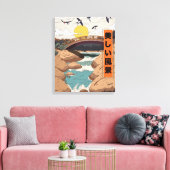 Het Mooie Landschap Canvas Afdruk (Insitu (Woonkamer))
