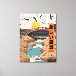 Het Mooie Landschap Canvas Afdruk