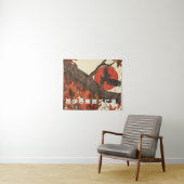 Het mooie landschap kleuren wandkleed (In Situ (horizontaal))