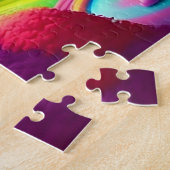 Het mooie landschap van Candyland Legpuzzel (Zijkant)