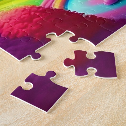 Het mooie landschap van Candyland Legpuzzel (Zijkant)