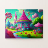 Het mooie landschap van Candyland Legpuzzel (Horizontaal)