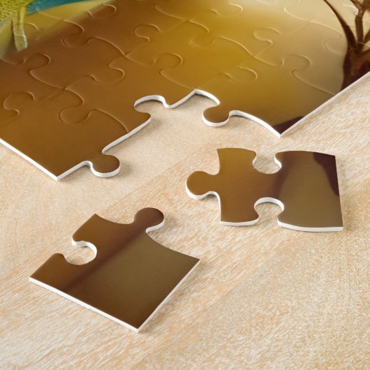 Het mooie lesbische overdekte kleurrijke schilderi legpuzzel (Zijkant)