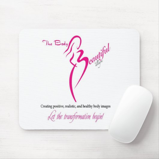 Het mooie lichaam van Allegra Mousepad Muismat (Met muis)