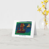 het mooie lied - notecard kaart (Gele Bloem)