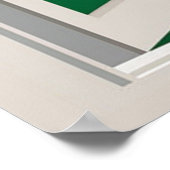 Het mooie meer door het Poster van het raam, Windo (Hoek)