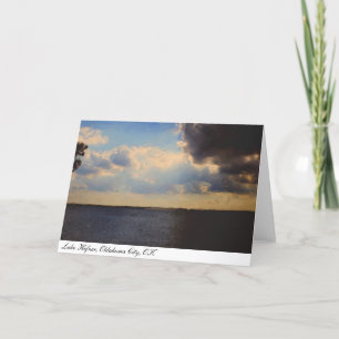 Het Mooie Meer van het wenskaart ~ & het Kaart