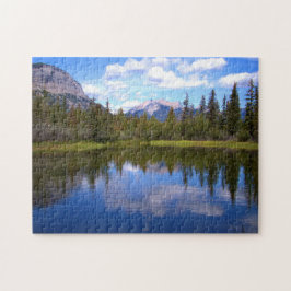 Het mooie meerlandschap legpuzzel