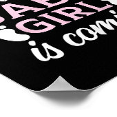 Het mooie meisje van Mannen papa komt uit Baby Poster (Hoek)